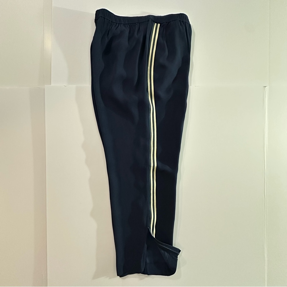 J. Crew Crepe Track Pants in Navy | 16 | NWT - Picture 5 of 16